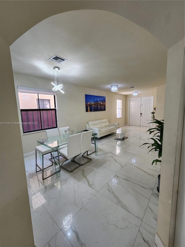 view of unfurnished living room