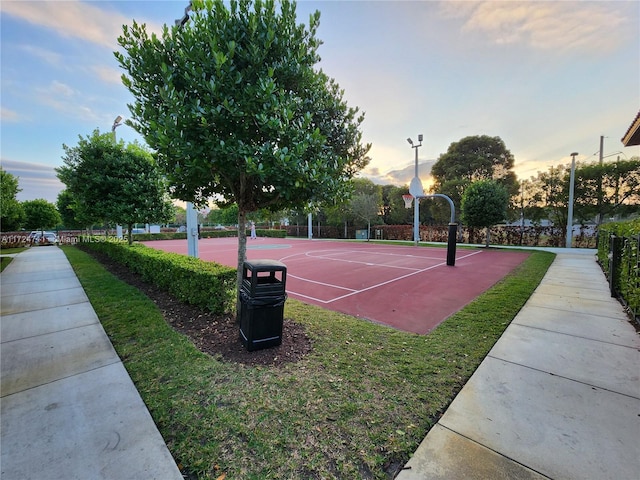 view of sport court