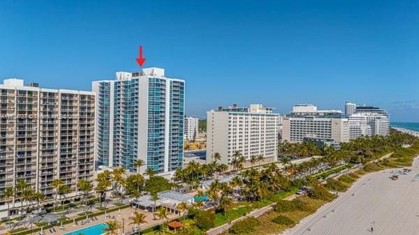 view of property featuring a water view