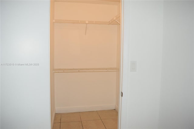 view of closet