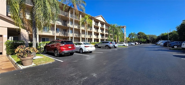 view of parking / parking lot