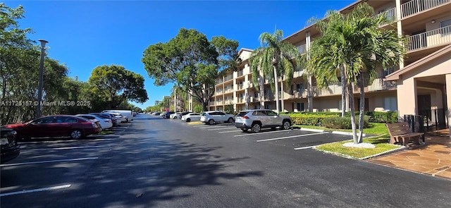 view of parking / parking lot