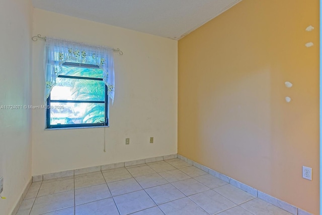 view of tiled empty room