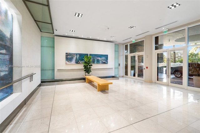 view of building lobby