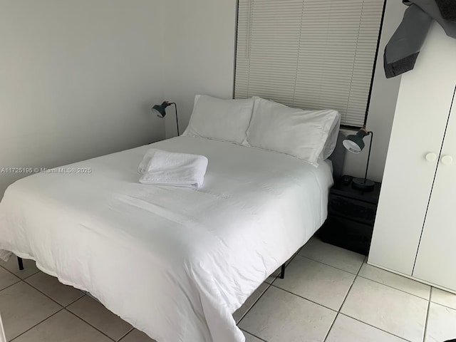 view of tiled bedroom