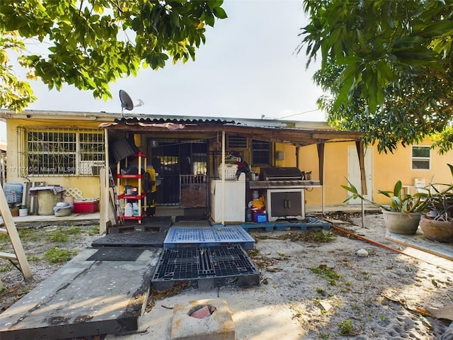 view of rear view of property