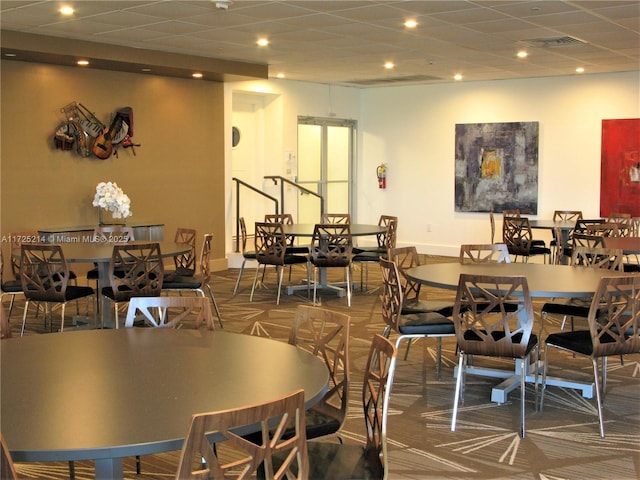 view of dining room