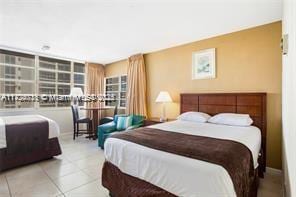 view of tiled bedroom