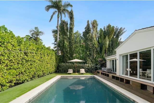 view of swimming pool