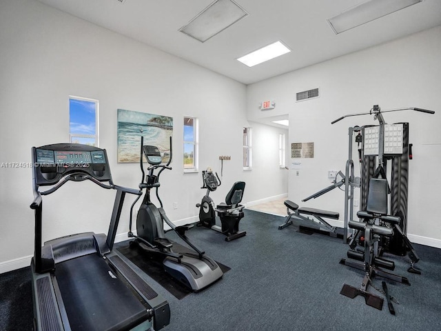 view of exercise room