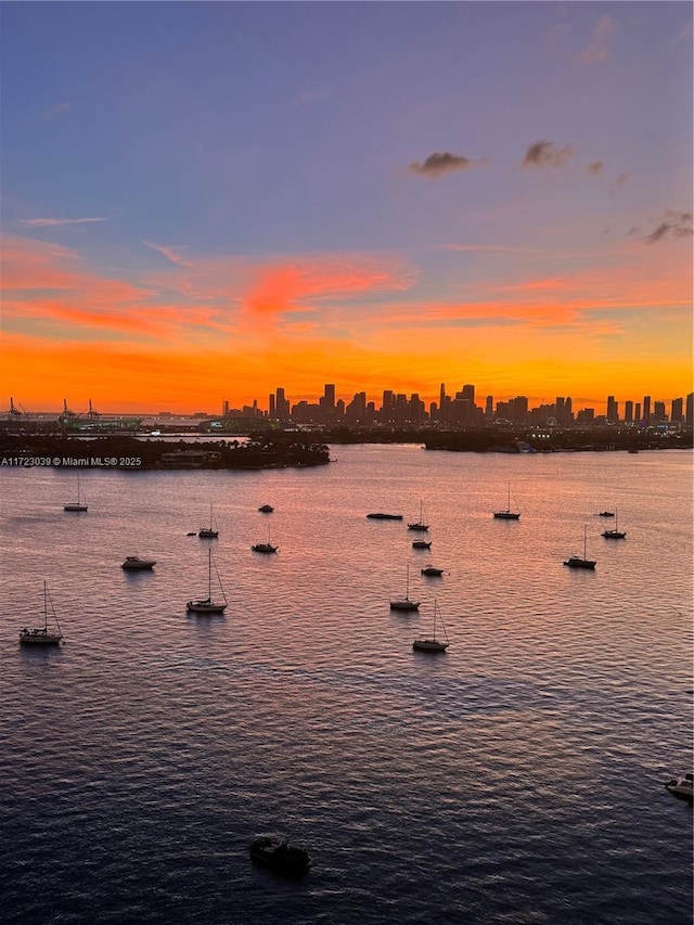 1330 W Ave Unit 1904, Miami Beach, FL 33139 - water view with city skyline