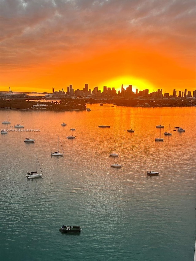 1330 W Ave Unit 1904, Miami Beach, FL 33139 - water view featuring city skyline