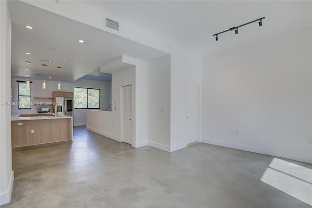 view of unfurnished living room