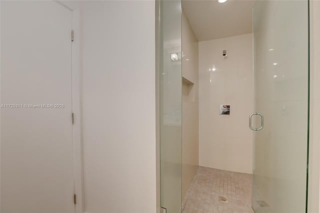 bathroom with walk in shower