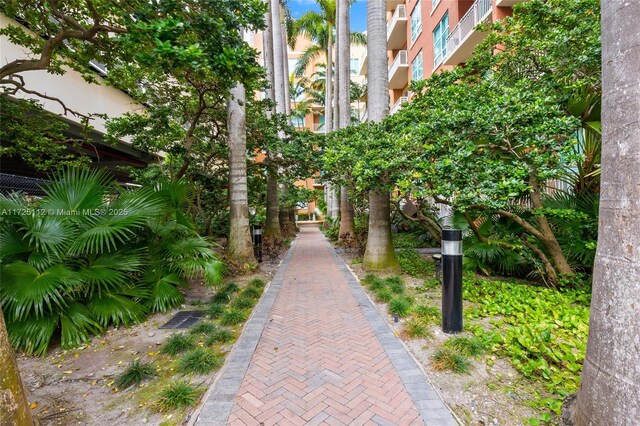 view of patio featuring a community pool