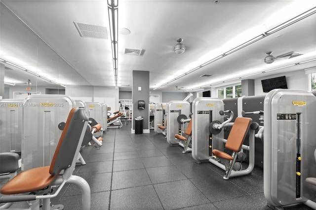 view of exercise room