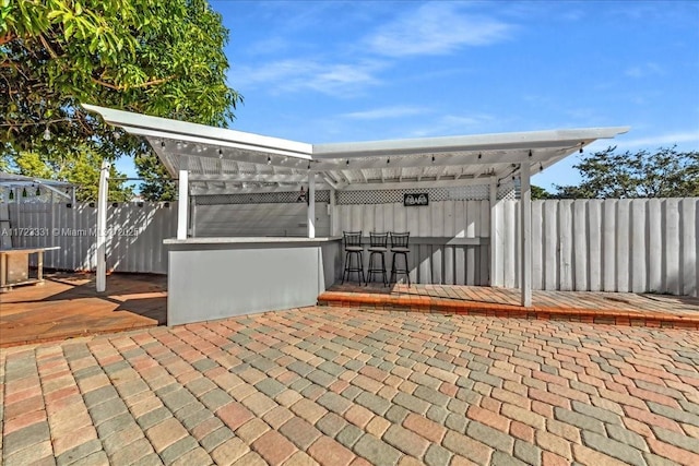 view of patio