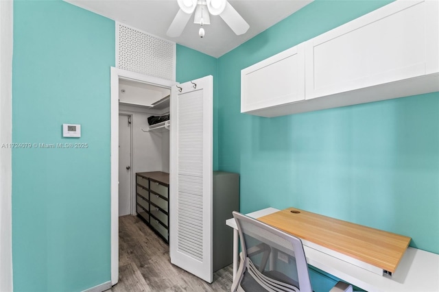 3 Island Ave Pha, Pha, Miami Beach, FL 33139 - office space featuring light wood-type flooring and ceiling fan