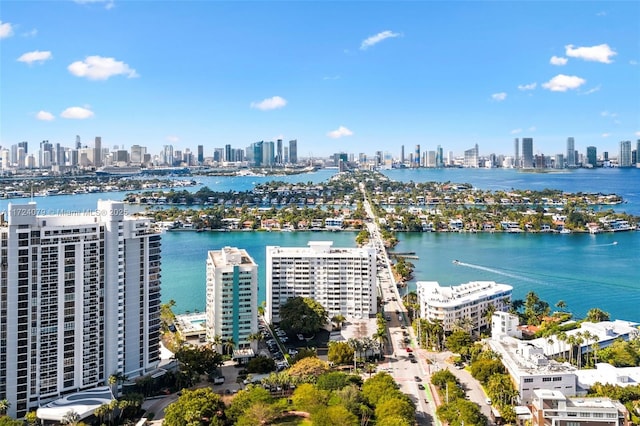 3 Island Ave Pha, Pha, Miami Beach, FL 33139 - bird's eye view with a water view and a view of city