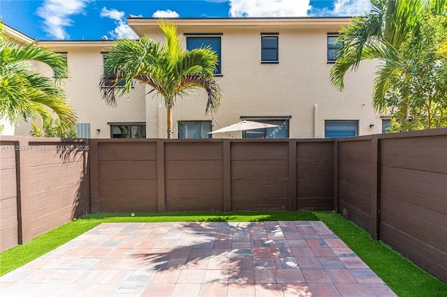 exterior space featuring a patio area