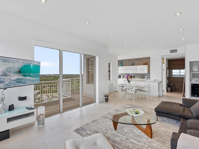 view of living room