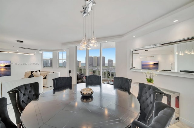 view of dining room