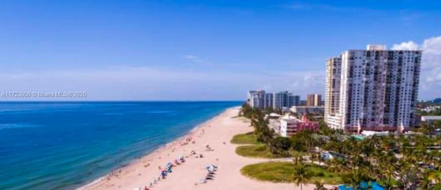 water view with a beach view