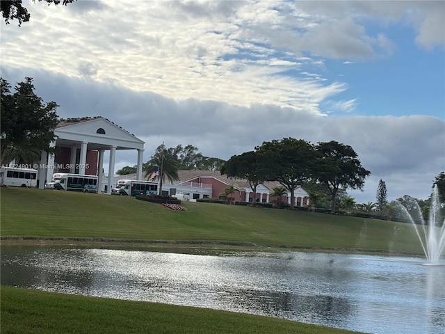 property view of water