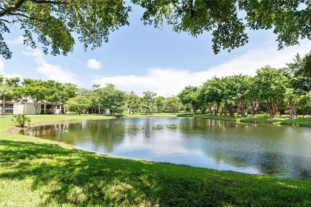 property view of water