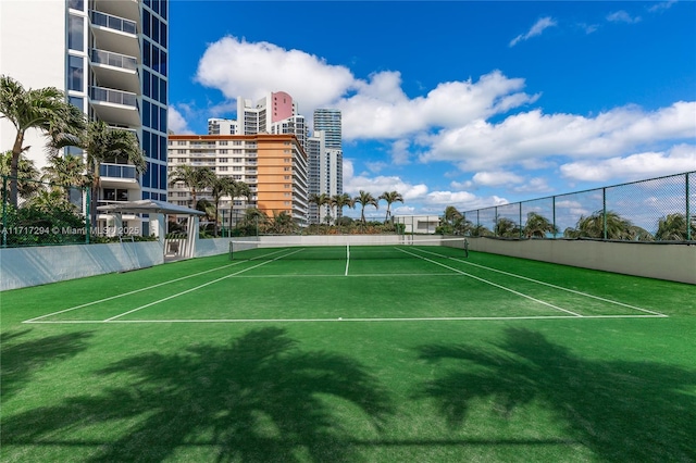 view of sport court