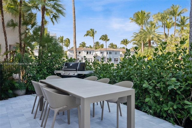 view of patio / terrace with grilling area