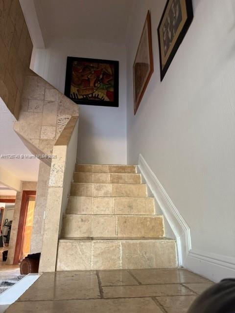 view of stairs