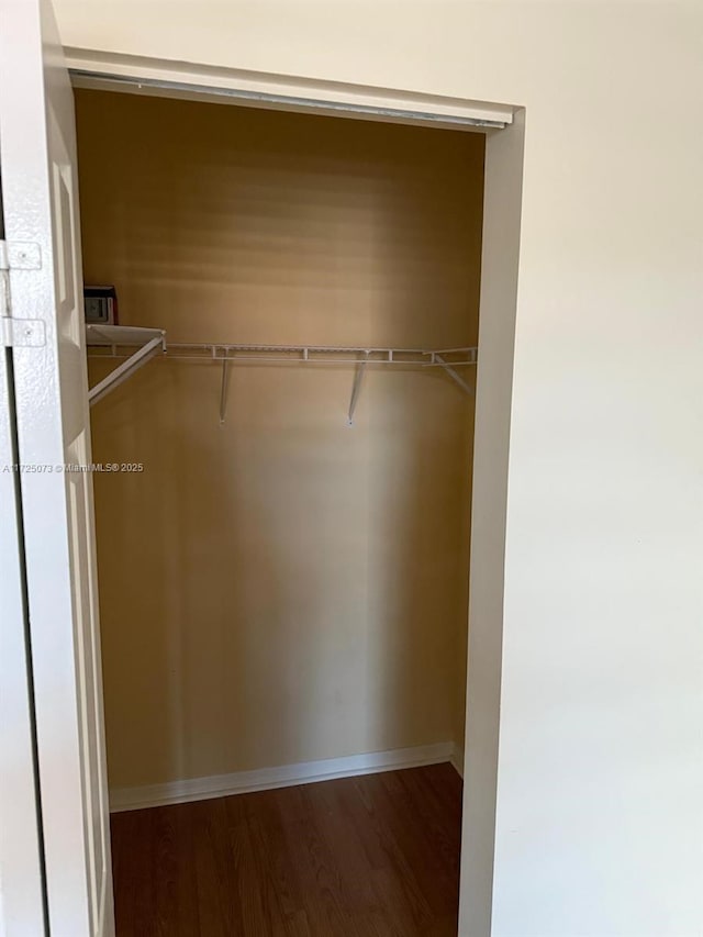 view of closet