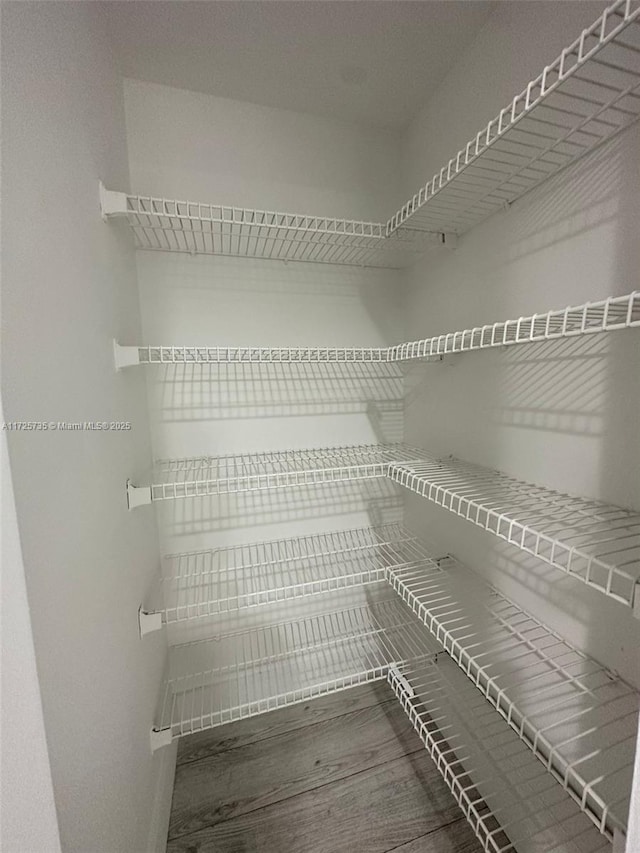 view of pantry