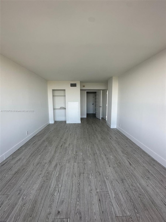 unfurnished bedroom with light hardwood / wood-style floors