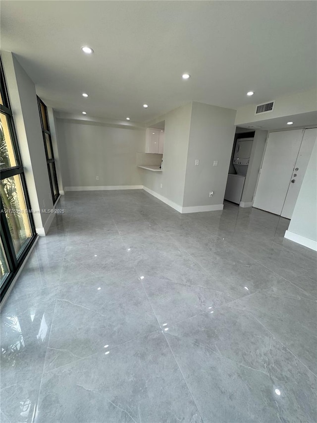 view of unfurnished living room