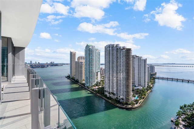 300 Biscayne Blvd Way Unit 2505, Miami, FL 33131 - view of swimming pool featuring a water view and a view of city