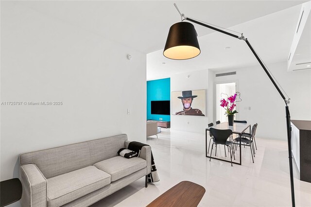 300 Biscayne Blvd Way Unit 2505, Miami, FL 33131 - living room featuring light tile patterned floors