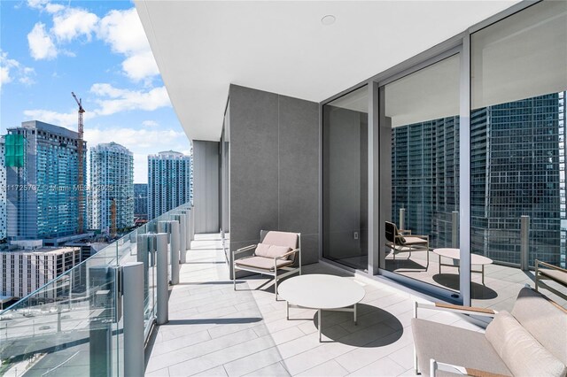 300 Biscayne Blvd Way Unit 2505, Miami, FL 33131 - balcony featuring a view of city