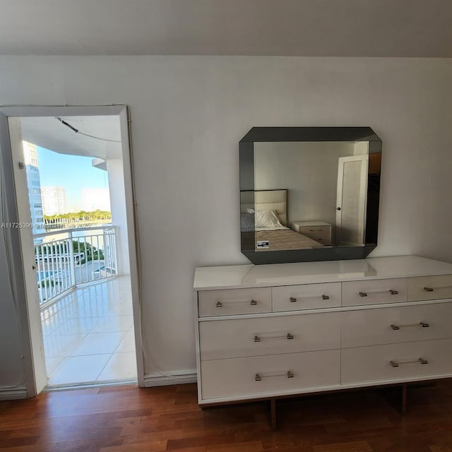 room details with hardwood / wood-style flooring