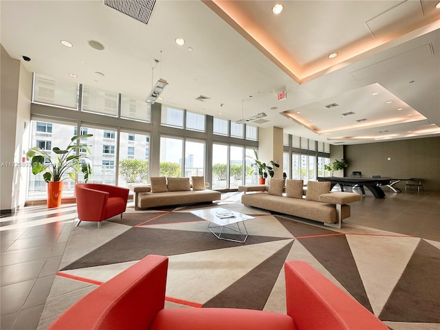 common area featuring visible vents