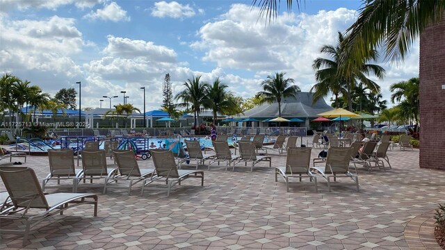 view of pool