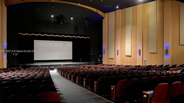 view of home theater room