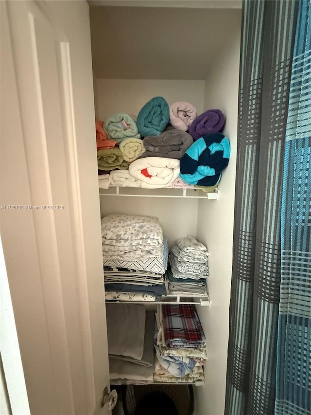 view of closet