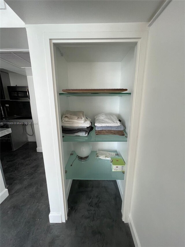 view of closet