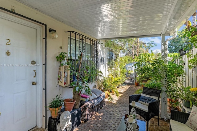 view of patio