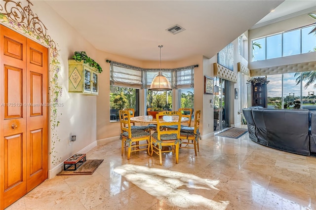 view of dining room