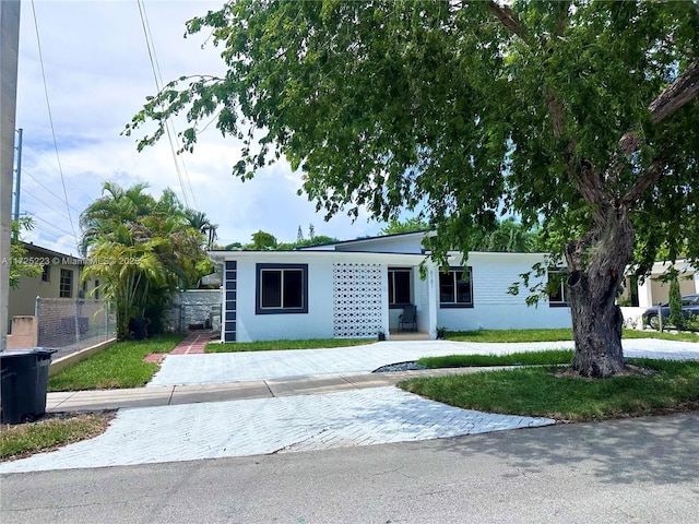 6181 SW 20th St, West Miami, FL 33155 - ranch-style home with stucco siding