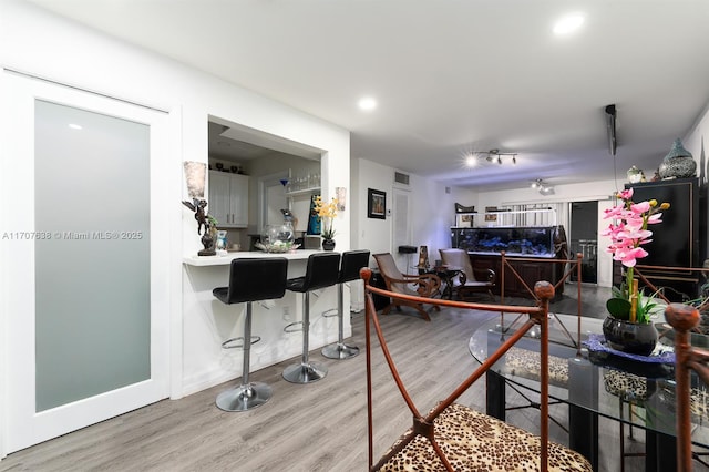 dining room featuring hardwood / wood-style floors