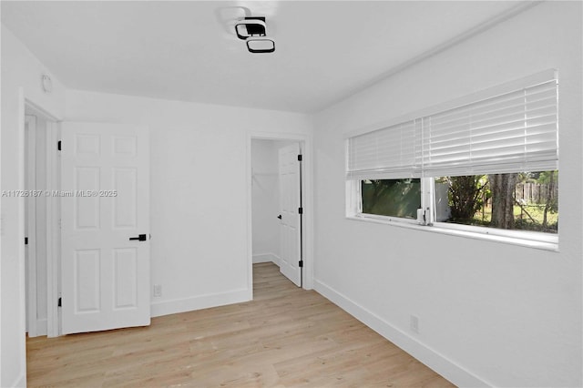 interior space featuring light hardwood / wood-style flooring